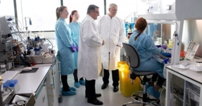 The Duke of York visits the Cell and Gene Therapy Catapult