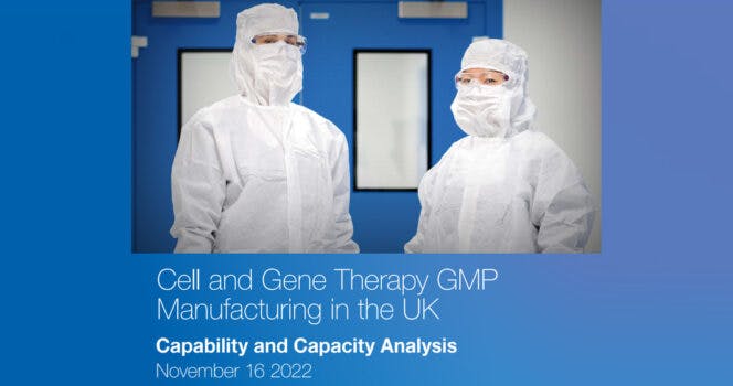 Growth in UK cell and gene therapy manufacturing capacity and employment continues